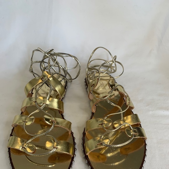 JCrew Studded Leather Gladiator Sandals - Picture 3 of 5
